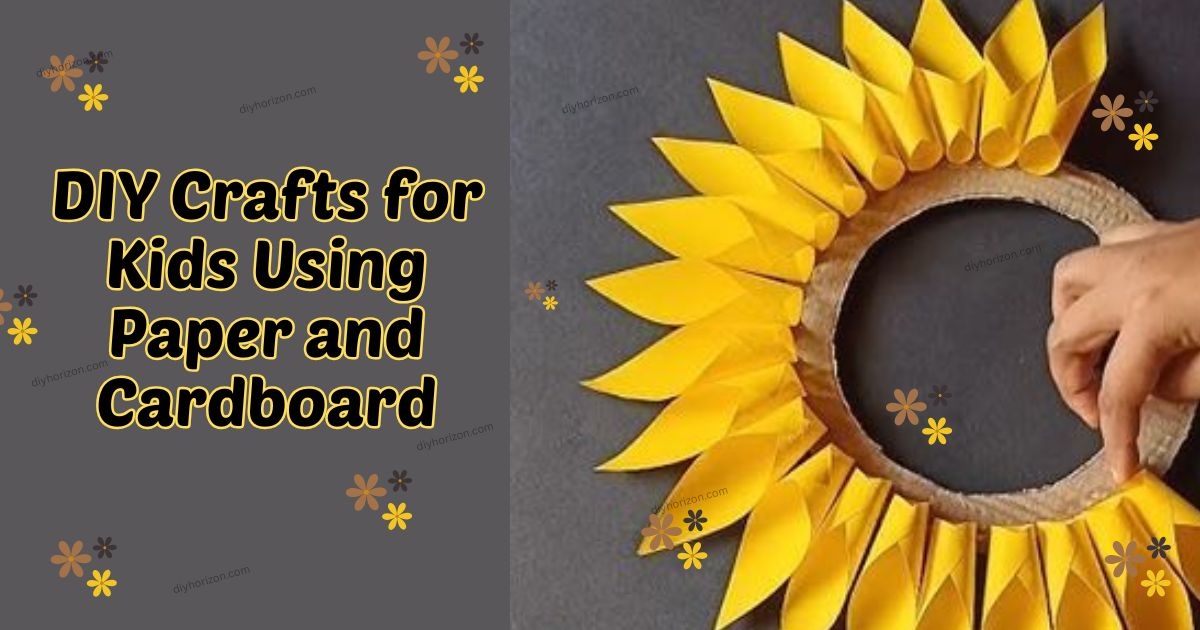 DIY Crafts for Kids Using Paper