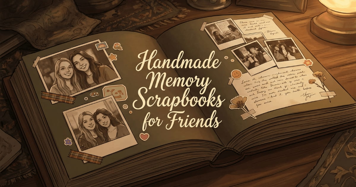 Handmade Memory Scrapbooks for friends