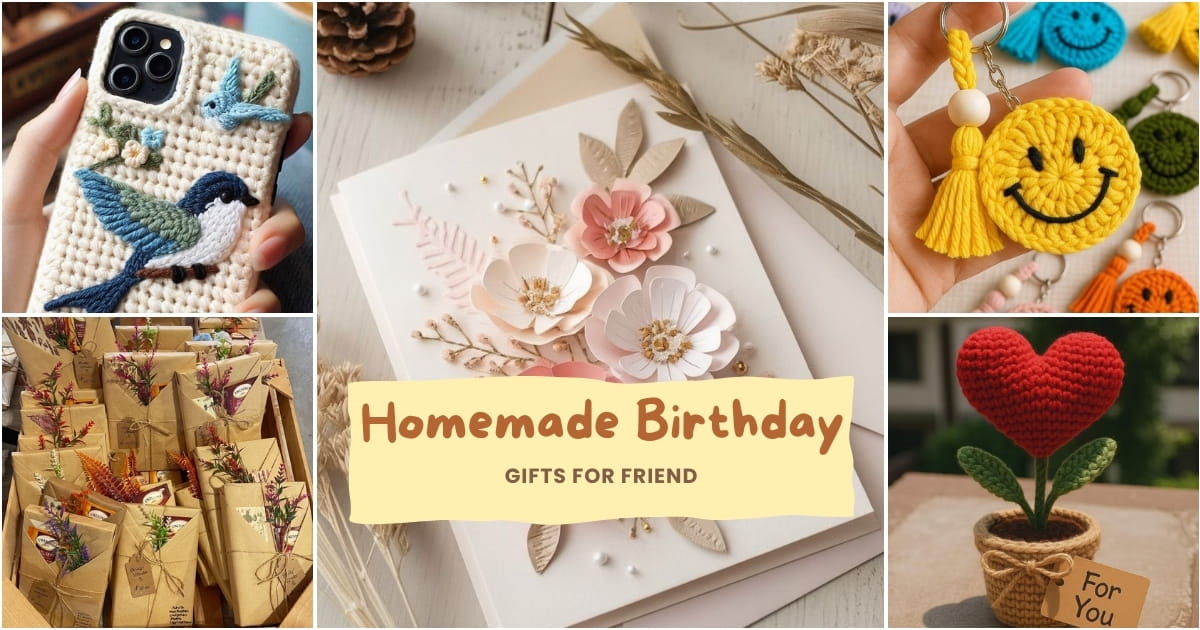 Homemade Birthday gifts for friend