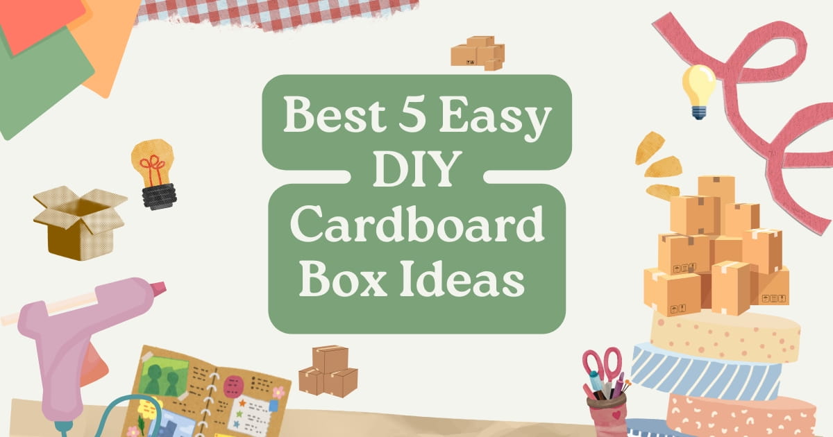DIY Cardboard Box post