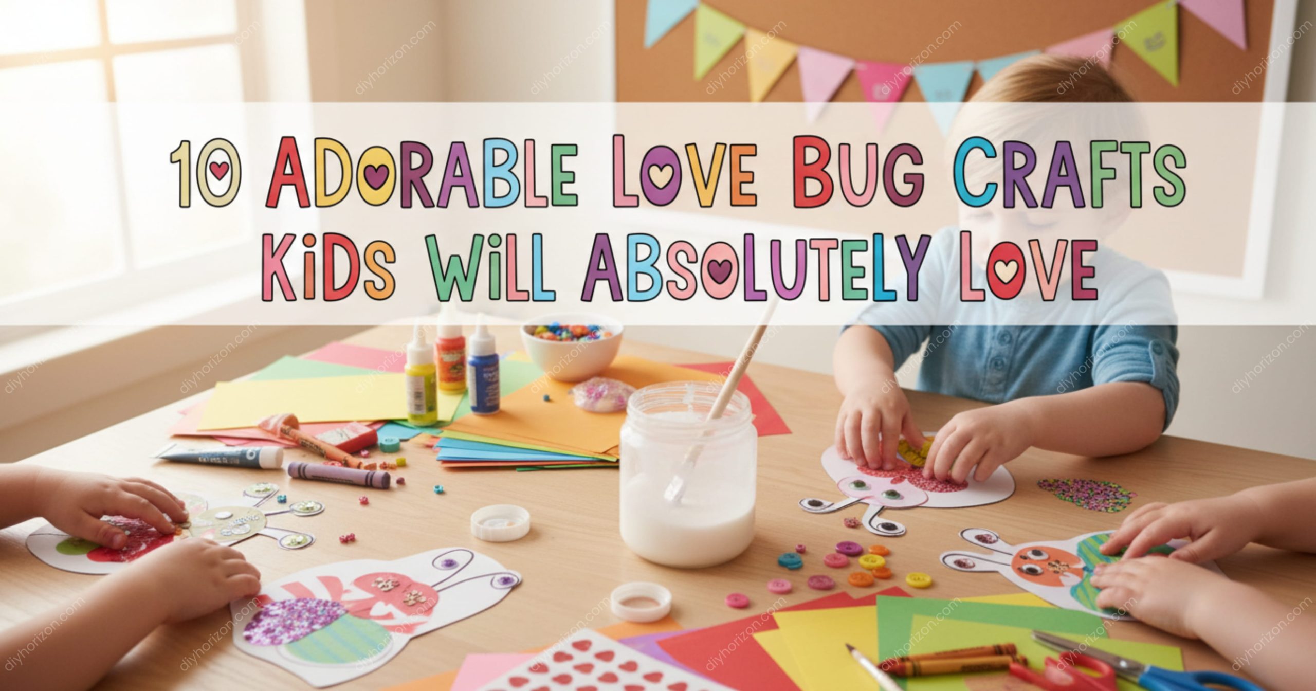 10 Adorable Love Bug Crafts Kids Will Absolutely Love