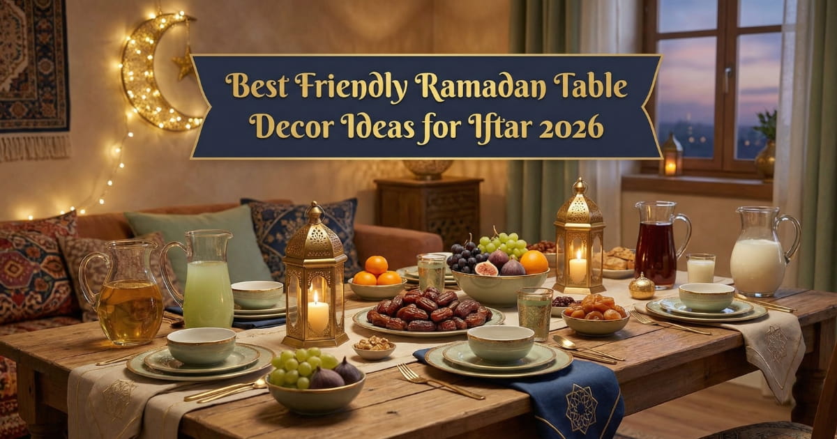 Best Friendly Ramadan Table Decor Ideas for Iftar 2026