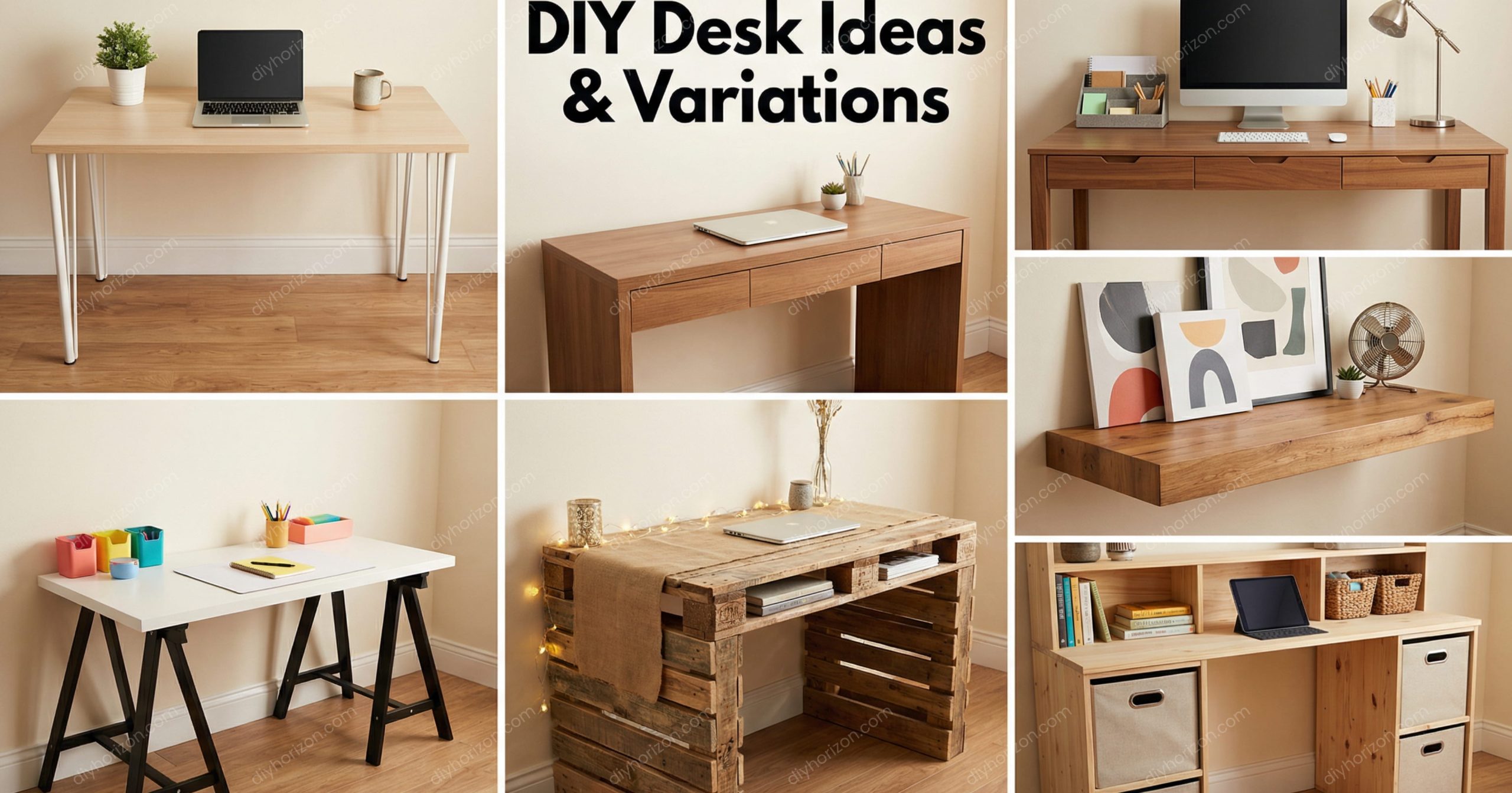 DIY Desk Organizer Ideas