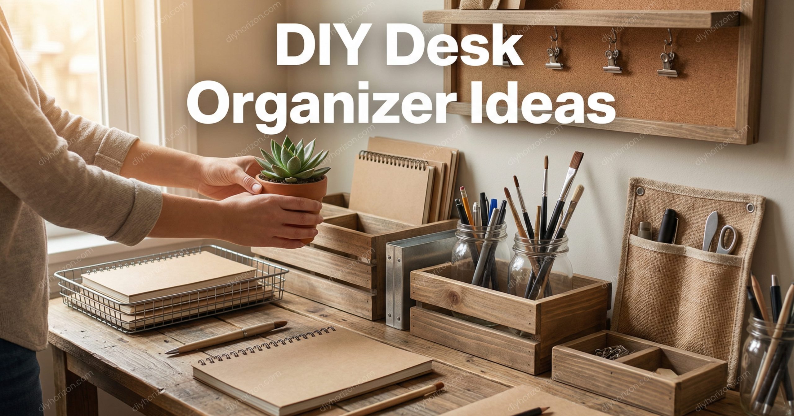 DIY Desk Organizer Ideas