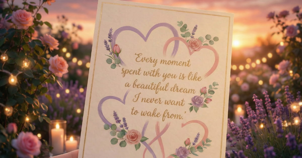 Every moment spent with you is like a beautiful dream I never want to wake from.