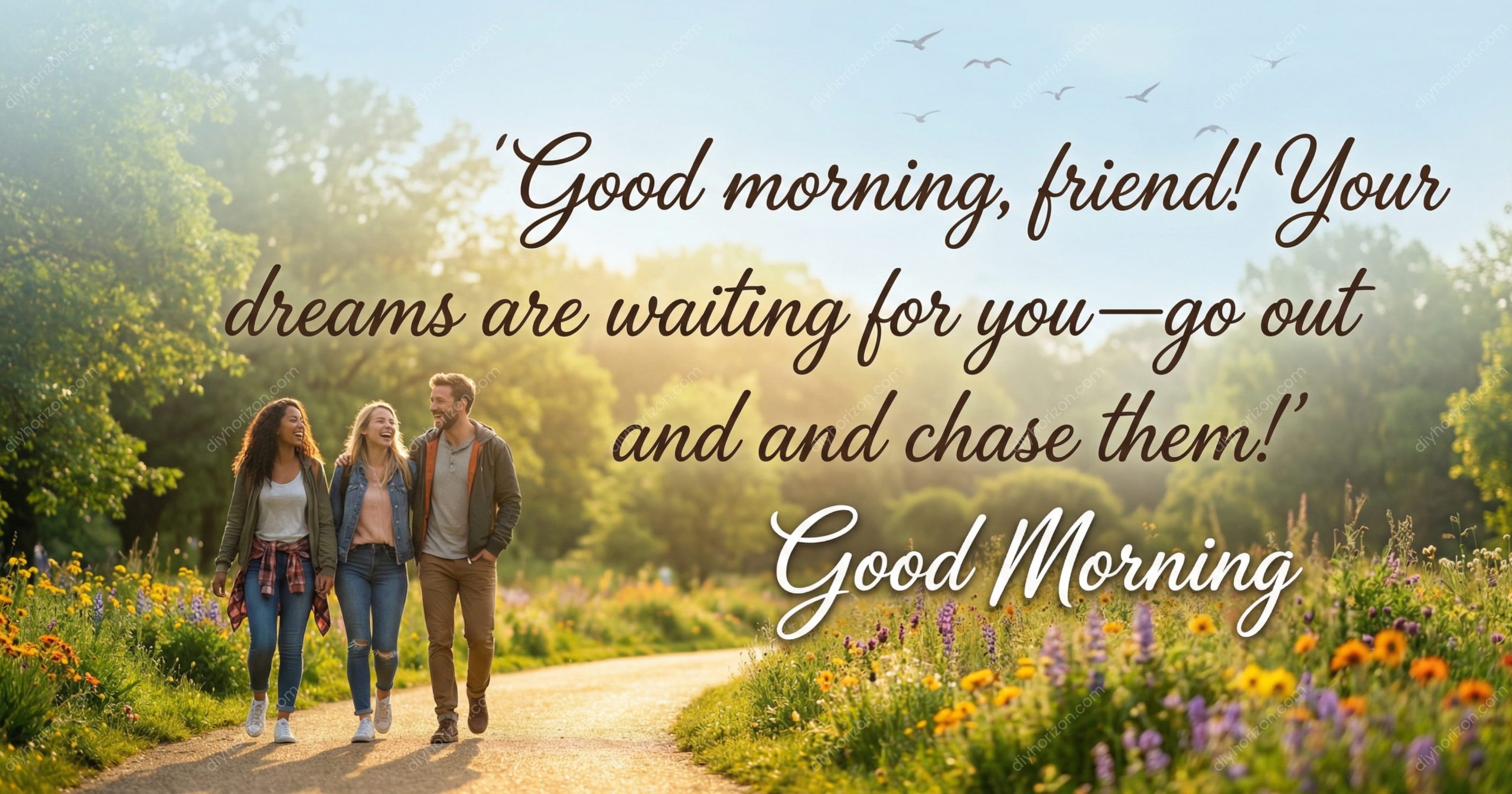 Good morning, Messages for Friends and Family