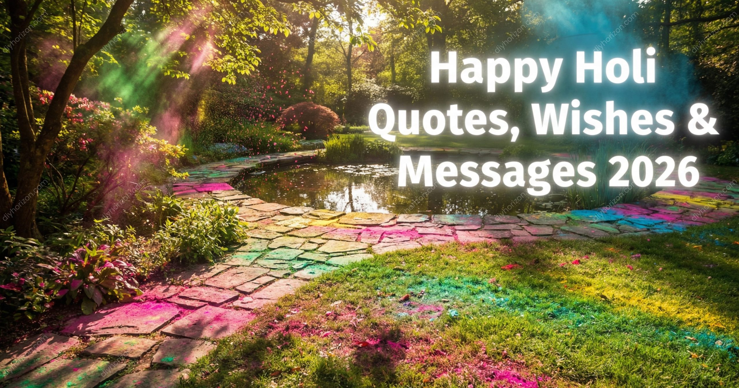 Happy Holi Quotes, Wishes & Messages 2026