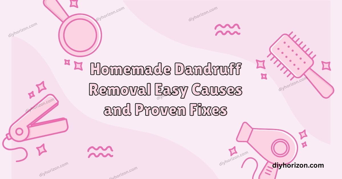 Homemade Dandruff Removal