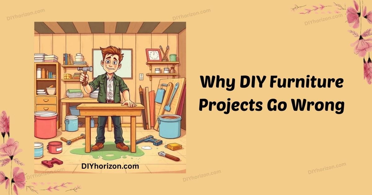 Why DIY Furniture Projects Go Wrong
