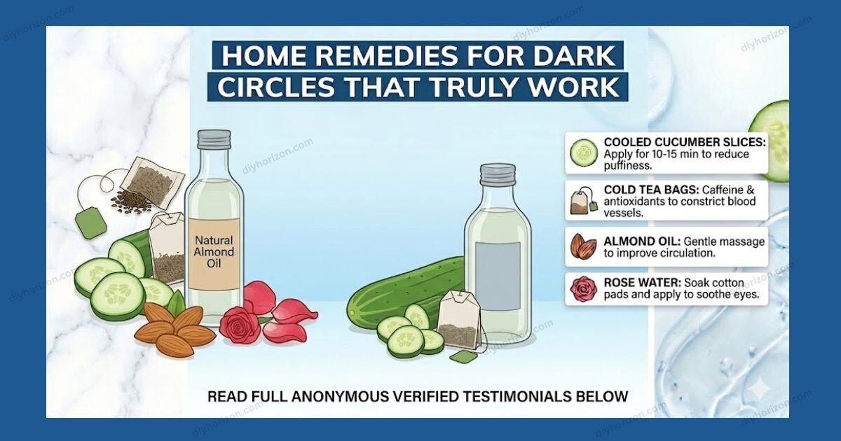 Home Remedies for Dark Circles Work