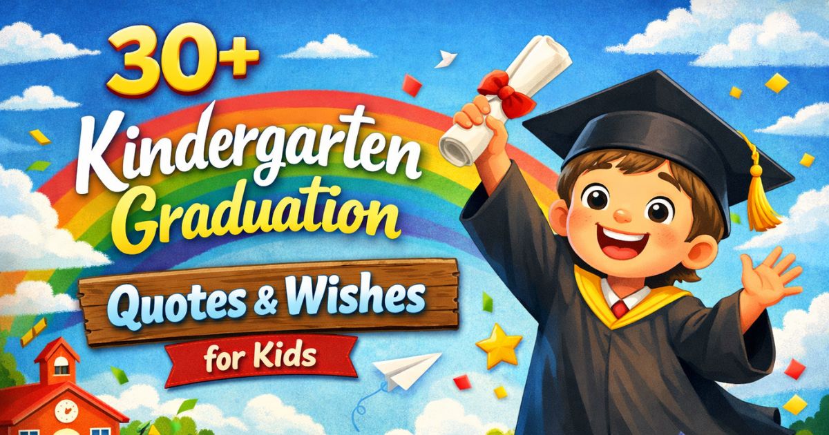 Kindergarten Graduation Quotes