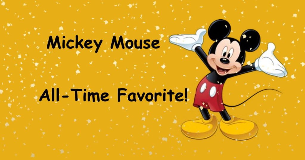 cartoon character Mickey Mouse