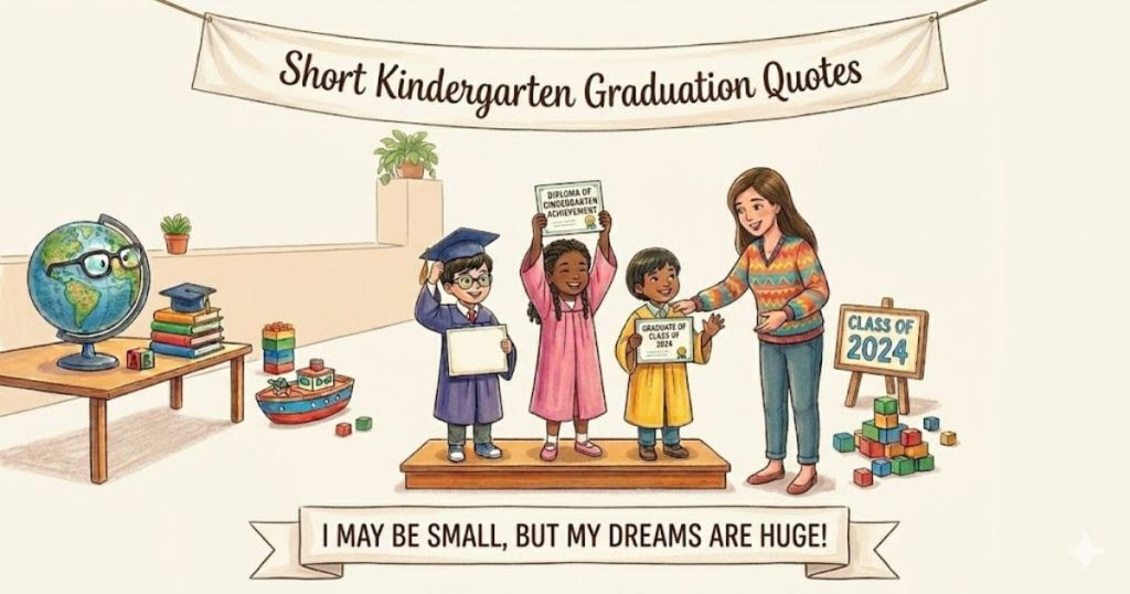 short Kindergarten Graduation Quotes