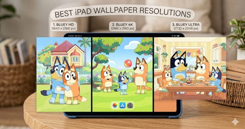 Best Bluey Wallpaper for iPad
