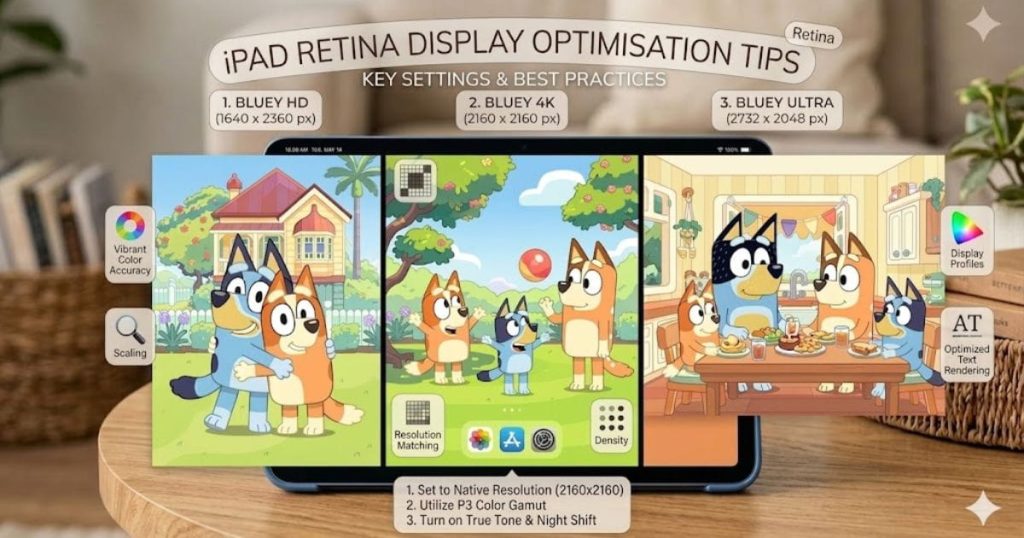 Bluey Wallpaper for iPad retina display