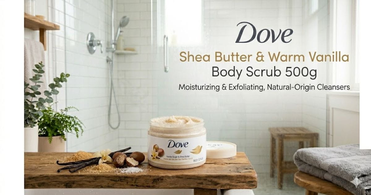 Dove best sugar and shea body scrub