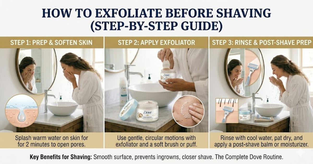 How to Exfoliate Before Shaving