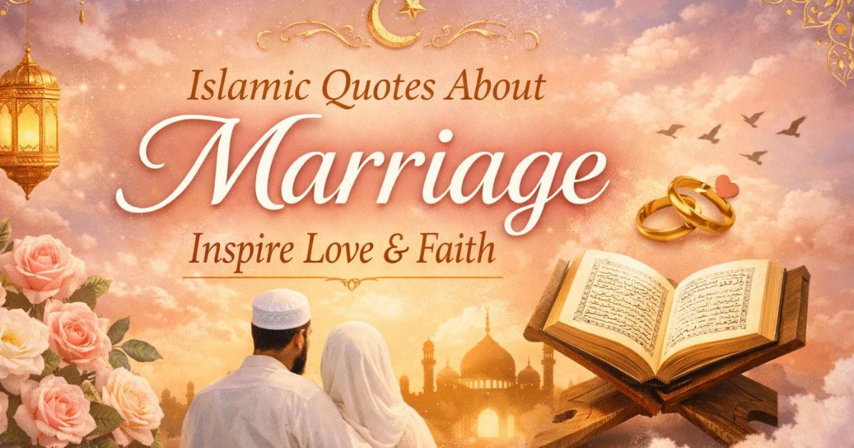 Islamic Quotes About Marriage