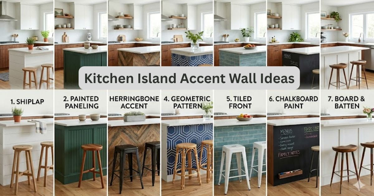 Kitchen Island Accent Wall Ideas