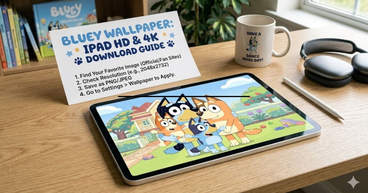bluey wallpaper for ipad hd