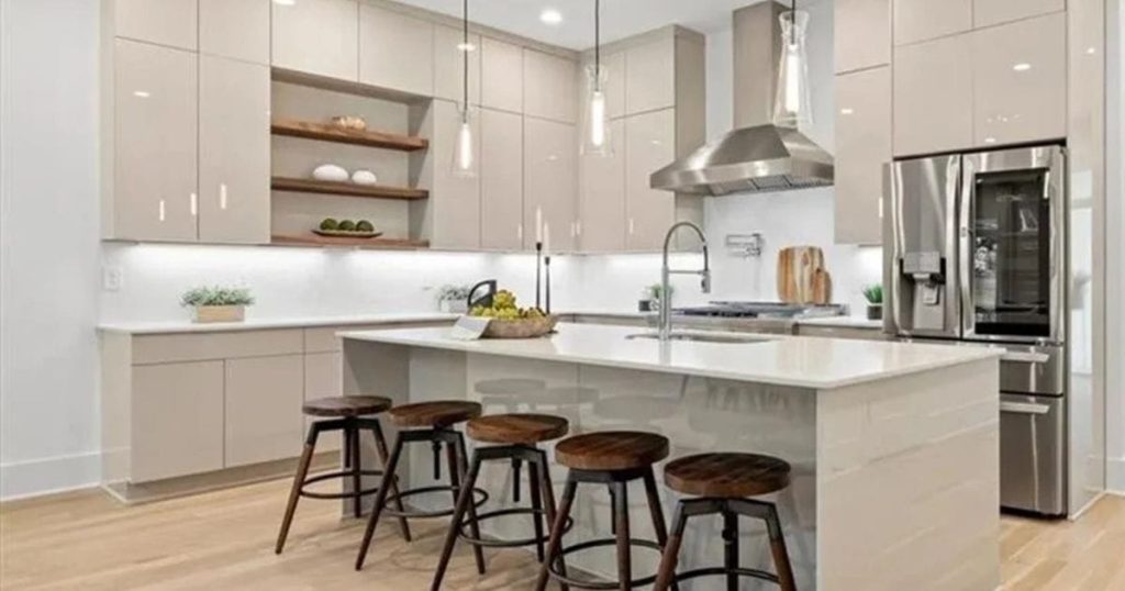 contemporary and modern kitchen wardrobes